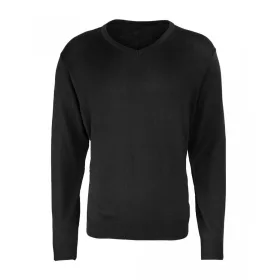 Premier PR694 MEN'S KNITTED V-NECK SWEATER S