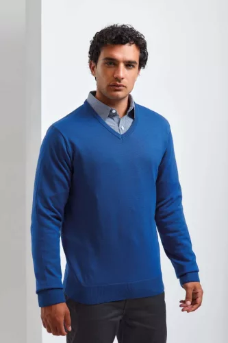 Premier PR694 MEN'S KNITTED V-NECK SWEATER 4XL