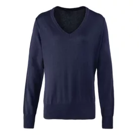 Premier PR696 WOMEN'S KNITTED V-NECK SWEATER XS