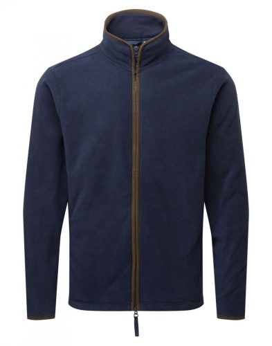 Premier PR823 Artisan férfi polár dzseki - Navy/Brown