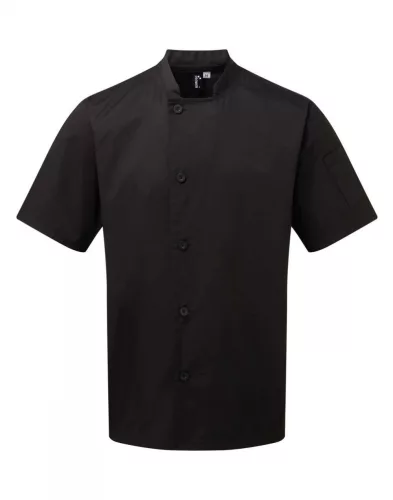 Premier PR900 'ESSENTIAL' SHORT SLEEVE CHEF'S JACKET L