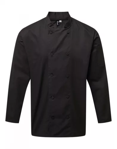 Premier PR903 CHEF'S LONG SLEEVE COOLCHECKER® JACKET WITH MESH BACK PANEL XS