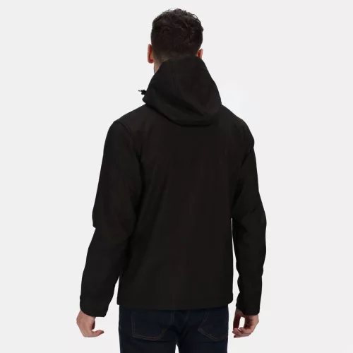 Regatta RETRA701 VENTURER 3 LAYER HOODED PRINTABLE SOFTSHELL JACKET L