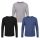 Regatta RETRS211 ESSENTIALS 3 PACK LS T SHIRT S