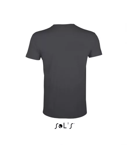SOL'S SO00553 férfi környakú testhezálló póló - Dark Grey