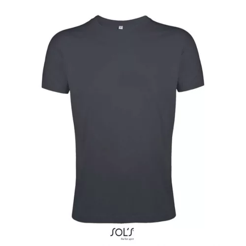 SOL'S SO00553 férfi környakú testhezálló póló - Dark Grey