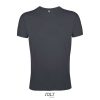 SOL'S SO00553 férfi környakú testhezálló póló - Dark Grey