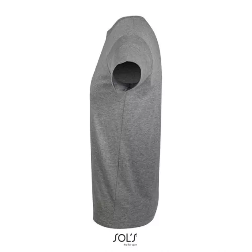 SOL'S SO00553 férfi környakú testhezálló póló - Grey Melange