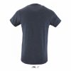 SOL'S SO00553 férfi környakú testhezálló póló - Heather Denim