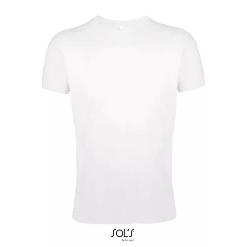 SOL'S SO00553 férfi környakú testhezálló póló - White