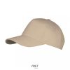 Sol's SO00594 Long Beach 5 paneles fémcsatos baseball sapka