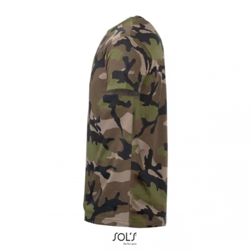 SOL'S SO01188 SOL'S CAMO MEN -KÖRNYAKÚ PÓLÓ L