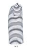 SOL'S SO01398 Miles férfi környakú csíkos póló - White/Navy