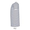 SOL'S SO01398 Miles férfi környakú csíkos póló - White/Navy