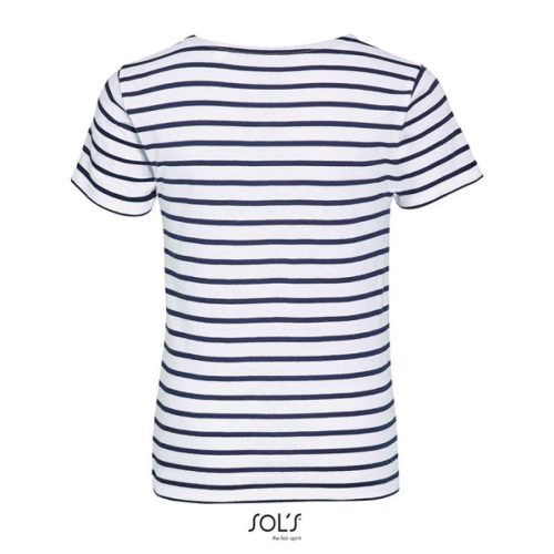 SOL'S SO01400 SOL'S MILES KIDS - ROUND NECK STRIPED T-SHIRT 10A