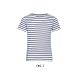 SOL'S SO01400 SOL'S MILES KIDS - ROUND NECK STRIPED T-SHIRT 12A