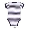 SOL'S SO01401 SOL'S MILES BABY - STRIPED BODYSUIT 12/18M
