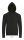 SOL'S SO01714 Stone unisex cipzáros kapucnis pulóver - Black