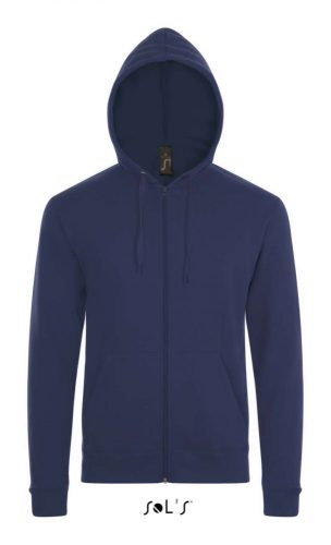 SOL'S SO01714 Stone unisex cipzáros kapucnis pulóver - French Navy