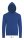 SOL'S SO01714 Stone unisex cipzáros kapucnis pulóver - Royal Blue
