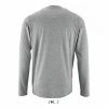 SOL'S SO02074 Imperial LSL férfi hosszú ujjú póló - Grey Melange