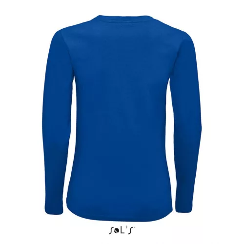 SOL'S SO02075 Imperial LSL női hosszú ujjú póló - Royal Blue