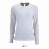 SOL'S SO02075 Imperial LSL női hosszú ujjú póló - White