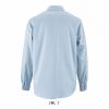 SOL'S SO02102 Brody men férfi pamut halszálkás mintás ing - Sky Blue