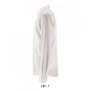 SOL'S SO02102 Brody men férfi pamut halszálkás mintás ing - White