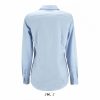 SOL'S SO02103 Brody women női pamut halszálkás mintás ing - Sky Blue 