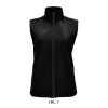 SOL'S SO02888 Race BW női softshell mellény - Black