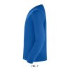 SOL'S SO02947 Imperial gyerek pamut hosszú ujjú póló - Royal Blue