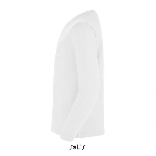 SOL'S SO02947 Imperial gyerek pamut hosszú ujjú póló - White