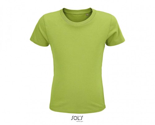 SOL'S SO03580 Crusader gyerek kerek nyakú póló - Apple Green