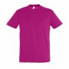 SOL'S SO11380 uniszex környakú póló - Fuchsia