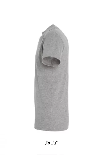 SOL'S SO11380 uniszex környakú póló - Grey Melange
