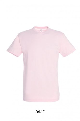 SOL'S SO11380 uniszex környakú póló - Pale Pink