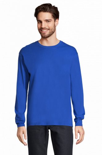 SOL'S SO11420 Monarch férfi környakú hosszú ujjú póló - Navy