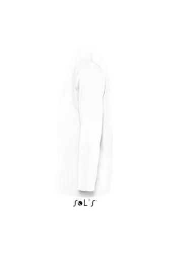 SOL'S SO11420 Monarch férfi környakú hosszú ujjú póló - White