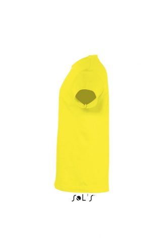 SOL'S SO11970 Regent gyerek pamut kerek nyakú póló - Lemon