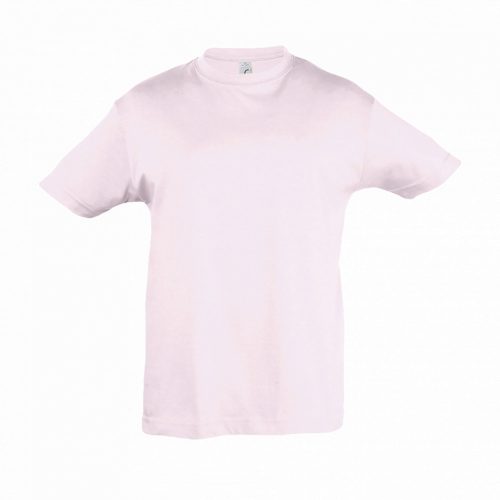 SOL'S SO11970 Regent gyerek pamut kerek nyakú póló - Pale Pink