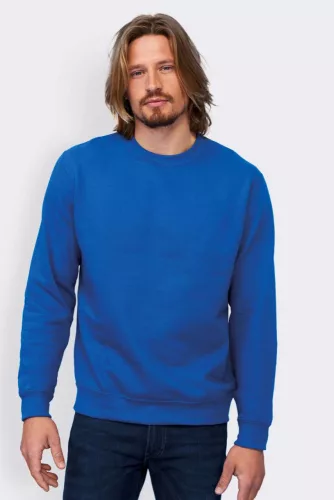 SOL'S SO13250 New supreme férfi környakas pulóver - Black