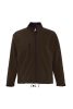 SOL'S SO46600 Relax férfi cipzáros softshell dzseki - Dark Chocolate