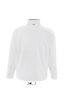 SOL'S SO46600 Relax férfi cipzáros softshell dzseki - White