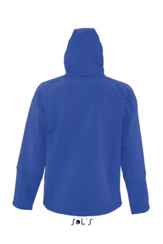 SOL'S SO46602 Replay férfi kapucnis softshell dzseki - Royal Blue