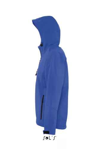 SOL'S SO46602 Replay férfi kapucnis softshell dzseki - Royal Blue