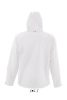 SOL'S SO46602 Replay férfi kapucnis softshell dzseki - White