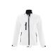 SOL'S SO46800 Roxy női cipzáros softshell dzseki - White