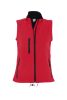 SOL'S SO46801 Rallye női softshell mellény - Pepper Red
