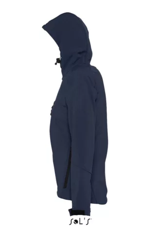 SOL'S SO46802 Replay női kapucnis softshell dzseki - French Navy